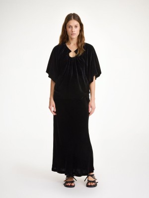 By Malene Birger Loela Blouse Oberteile Schwarz | DE_BB88186