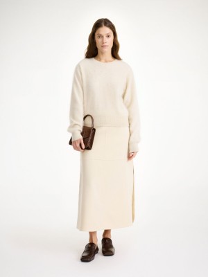 By Malene Birger Mantea Cashmere Sweater Strickwaren Oyster Gray | DE_BB65831