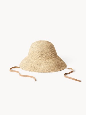 By Malene Birger Rafiah Straw Hat Sonstiges Zubehör Hell | DE_BB86973