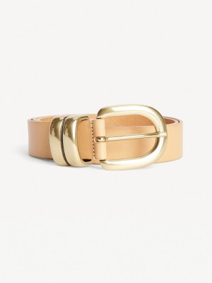By Malene Birger Zoira Leather Gürtel Tan | DE_BB86099